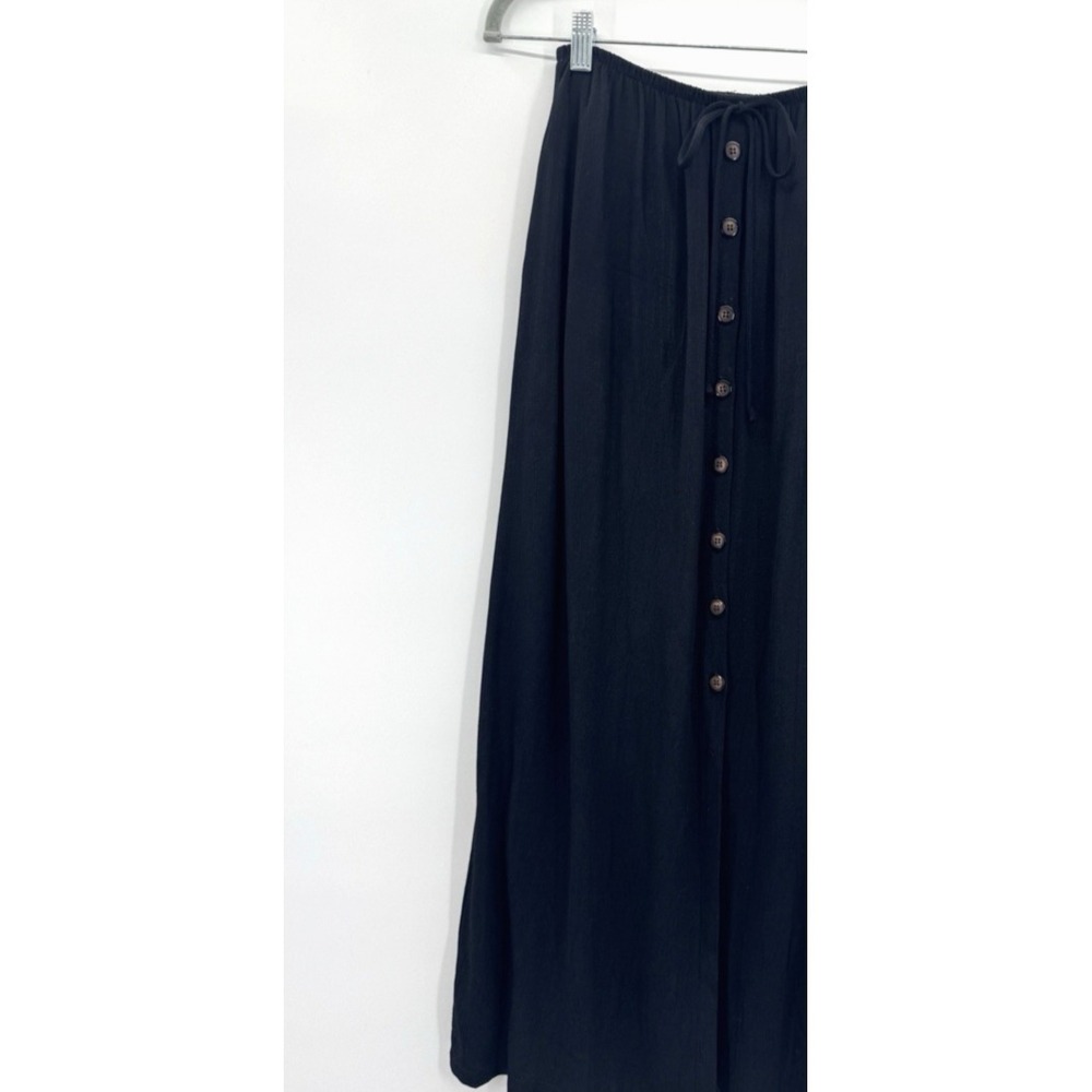 VTG Y2K Whimsigoth Women Maxi Skirt Small Retro Buttons Cottage Fairy Grunge USA